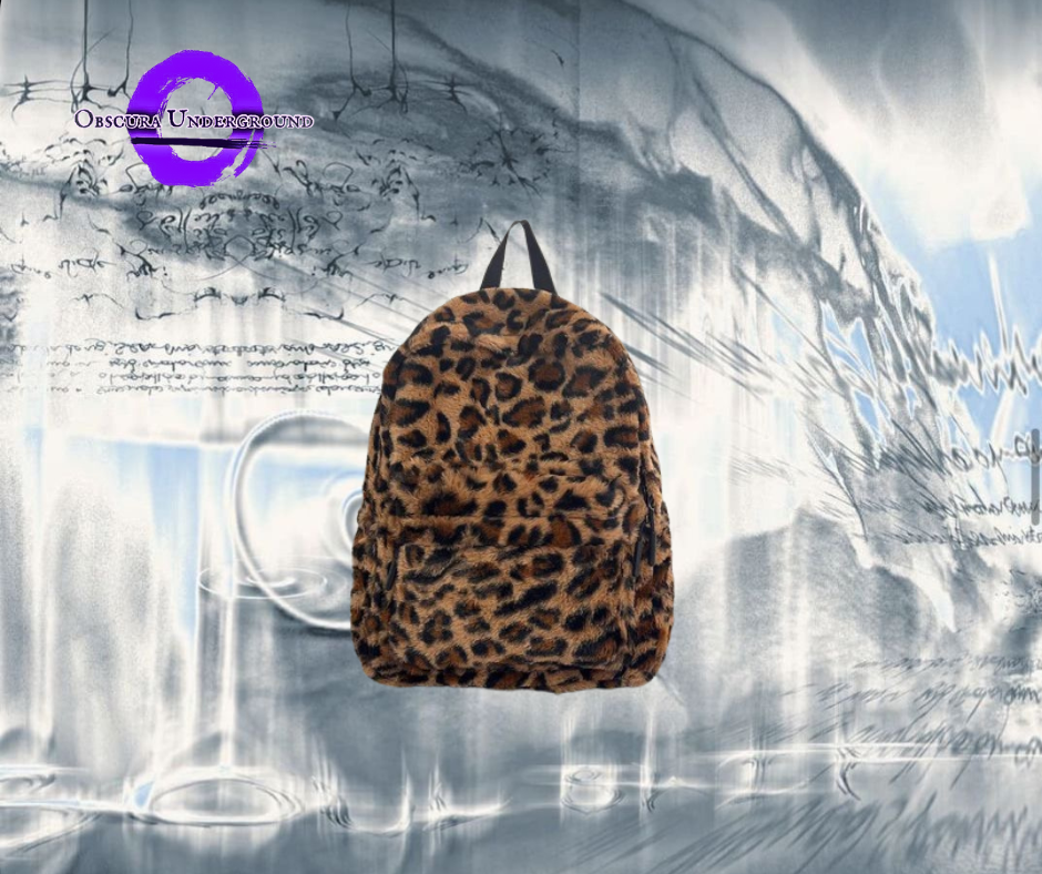 Leopard Print Backpack
